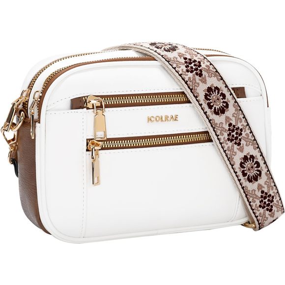Quilted Crossbody Bags Vegan Leather Small Purses Wide Strap Medium ^_^ - Picture 1 of 7